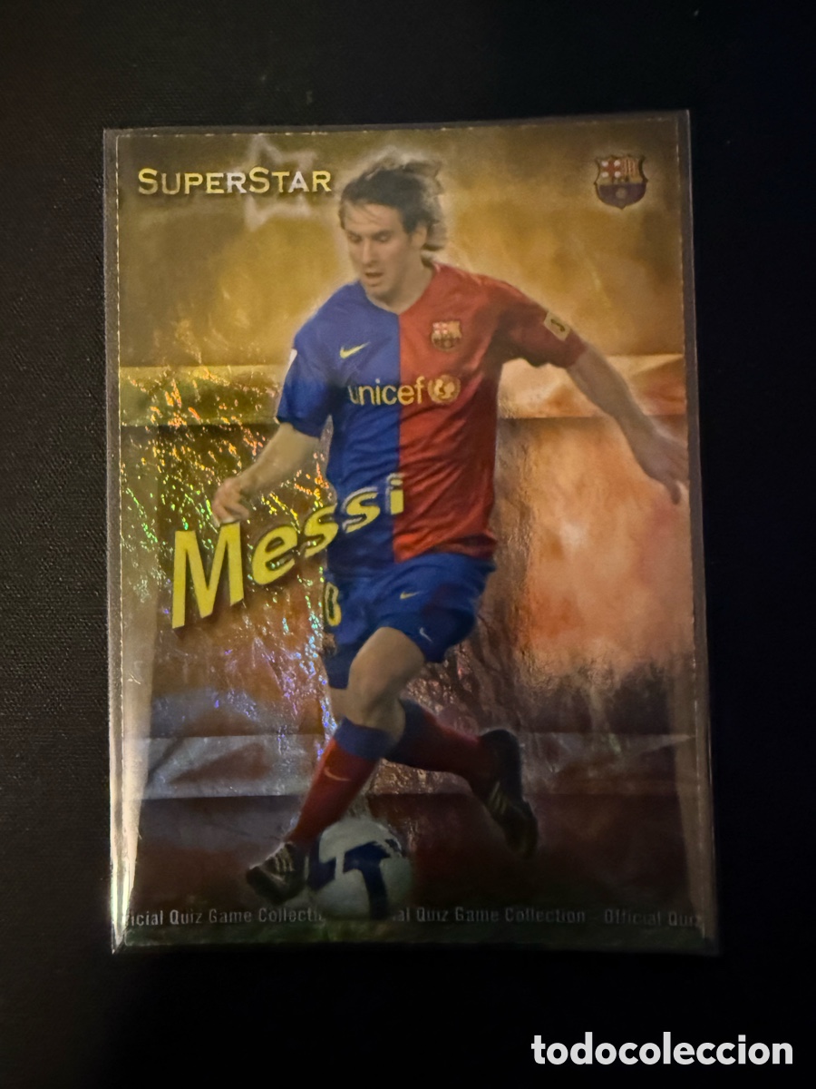 Coleccionismo Cromos antiguos: Messi Superstar 2010