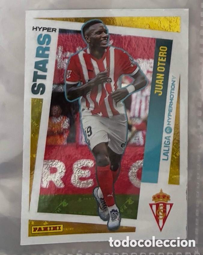 Coleccionismo Cromos antiguos: JUAN OTERO STARS SPORTING GIJ&Oacute;N