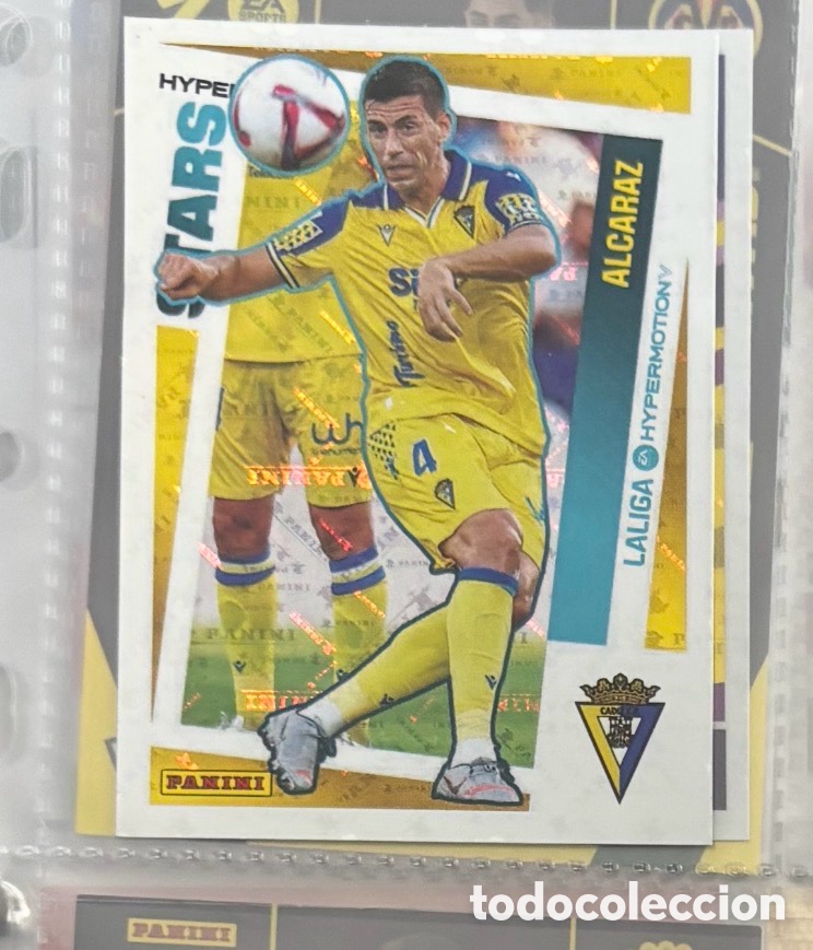 Coleccionismo Cromos antiguos: ALCARAZ STARS C&Aacute;DIZ PANINI LaLiga Hypermotion 2024-25 2&ordf; divisi&oacute;n carta sticker