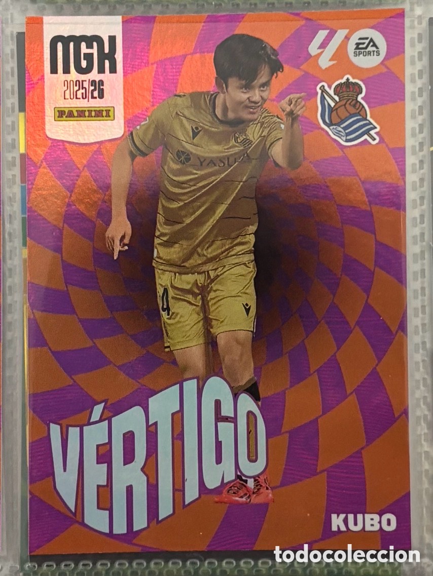 Coleccionismo Cromos antiguos: KUBO V&eacute;rtigo Mgk Megacracks la liga 2025 2026