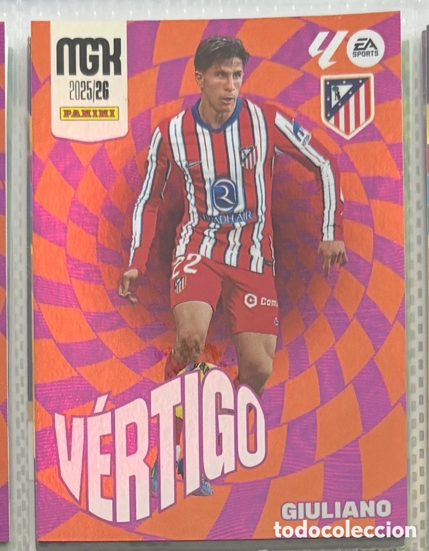 Coleccionismo Cromos antiguos: GIULIANO SIMEONE V&eacute;rtigo Mgk Megacracks la liga 2025 2026