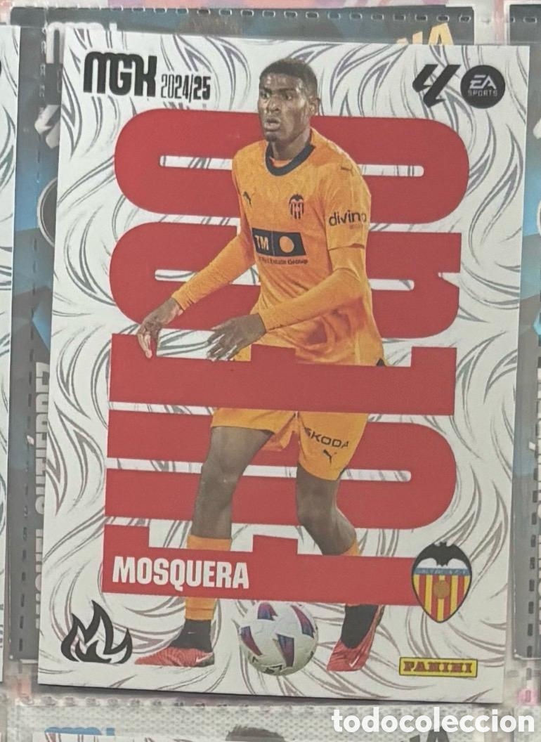 Coleccionismo Cromos antiguos: MOSQUERA VALENCIA Megacrack mgk 2024 2025 FUEGO