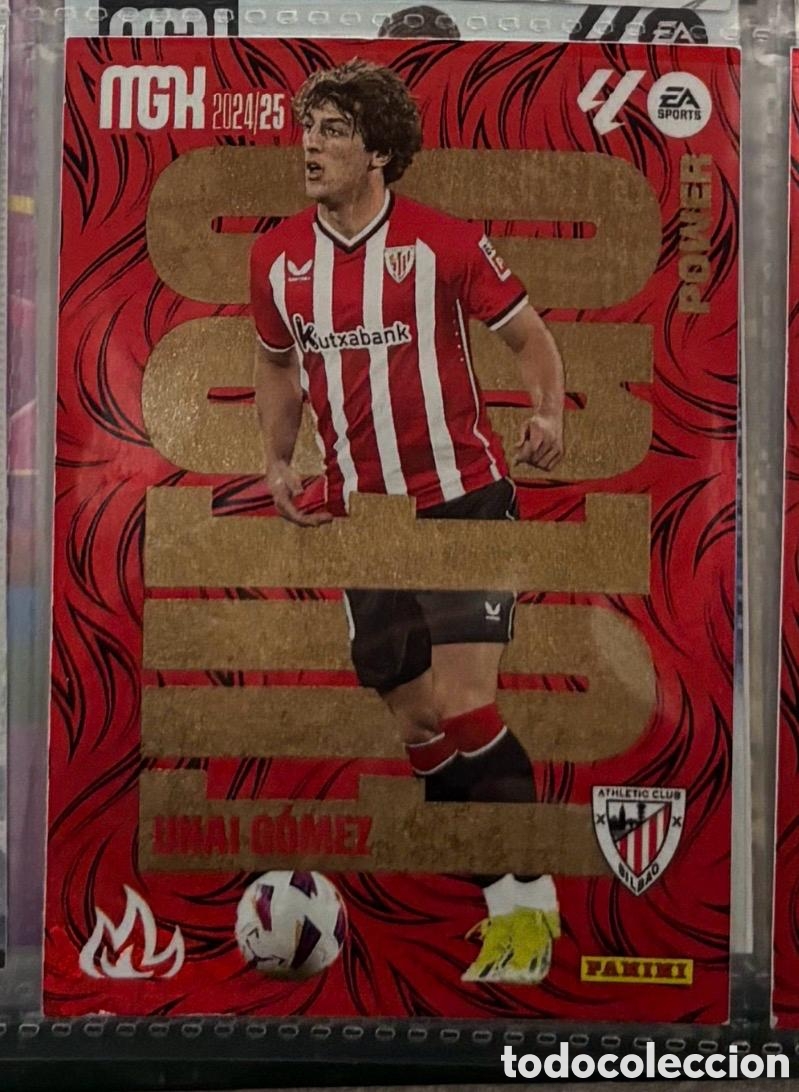 Coleccionismo Cromos antiguos: UNAI GOMEZ ATHLETIC Megacrack mgk 2024 2025 FUEGO POWER