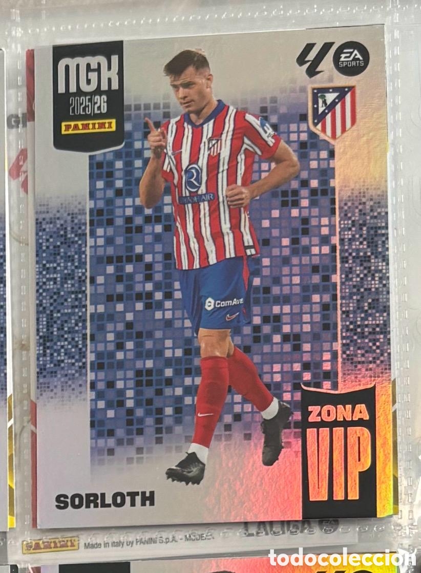 Coleccionismo Cromos antiguos: SORLOTH ATLETICO DE MADRID Megacrack mgk 2025 2026 ZONA VIP