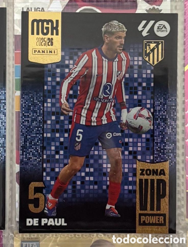 Coleccionismo Cromos antiguos: DE PAUL ATLETICO DE MADRID Megacrack mgk 2025 2026 ZONA VIP POWER