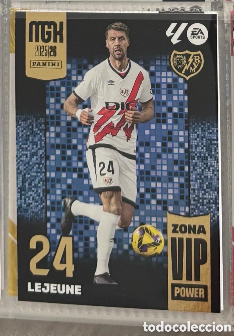 Coleccionismo Cromos antiguos: LEJEUNE RAYO VALLECANO Megacrack mgk 2025 2026 ZONA VIP POWER