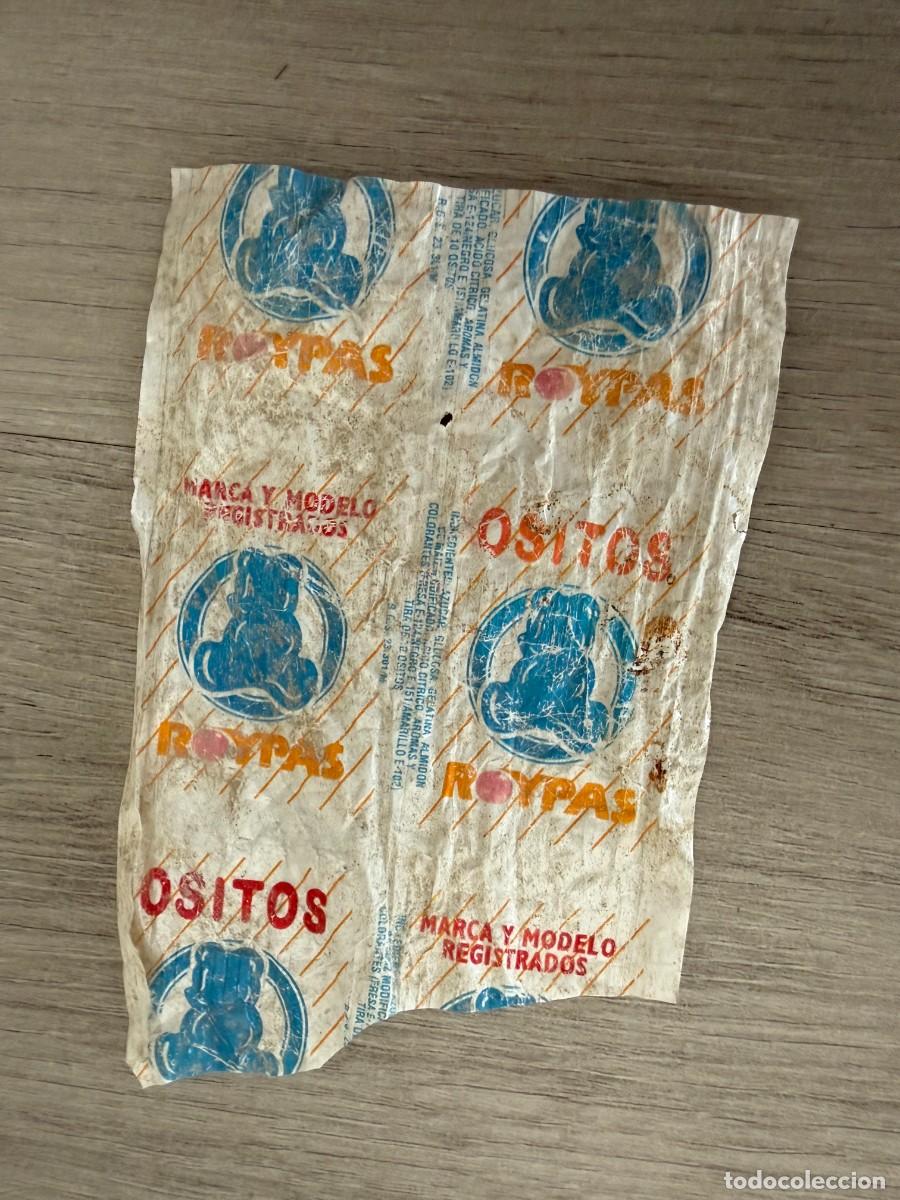 Coleccionismo Cromos antiguos: Envoltorio ositos chicle Roypas