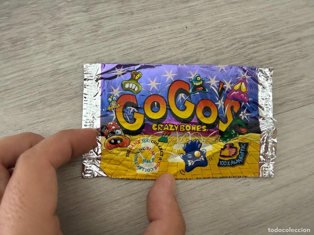 Coleccionismo Cromos antiguos: Envoltorio Gogos Crazy Bones - Tazos