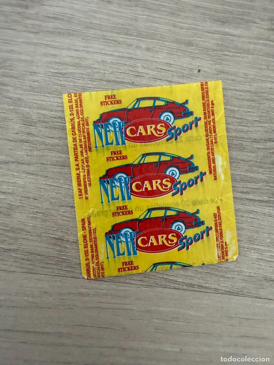Coleccionismo Cromos antiguos: Envoltorio chicle New Cars - espa&ntilde;ol - Leaf Iberia