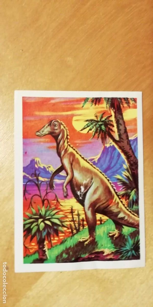 Coleccionismo Cromos antiguos: Cromo n&ordm; 89 *HACE MILLONES DE A&Ntilde;OS* Dinosaurio Ornit&oacute;podo / Ruiromer 1971 / Chocolates Torras
