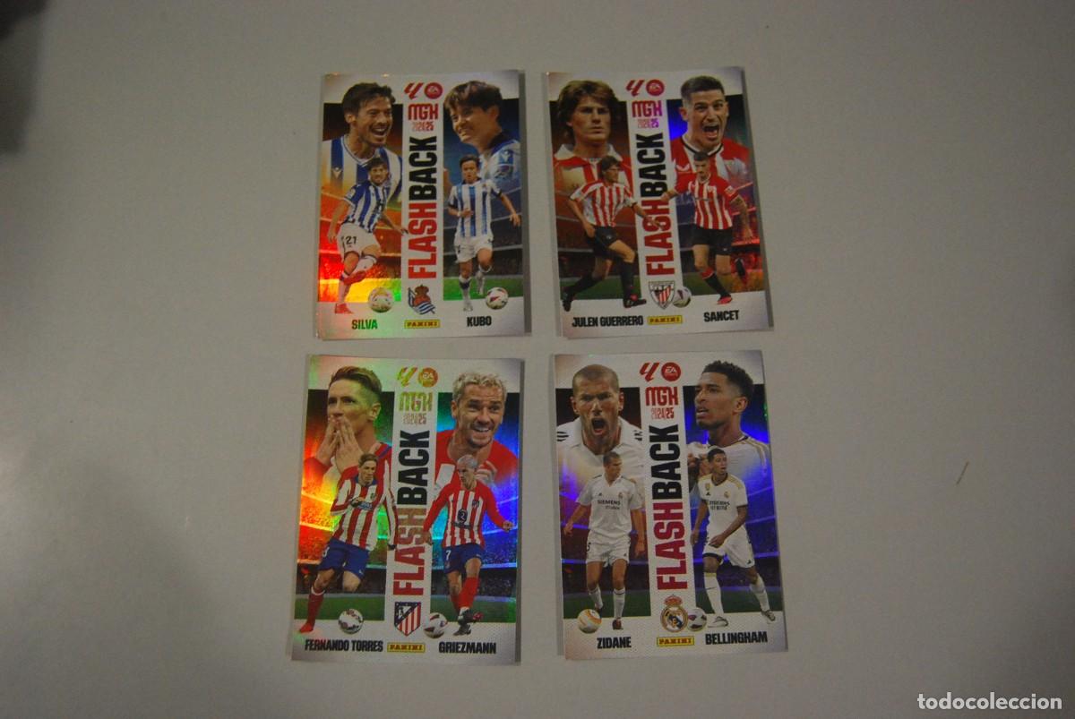 Coleccionismo Cromos antiguos: FLASHBACK MEGACRACKS 2024-2025, 4 DISTINTOS (VER FOTOS Y DESCRIPCCION)