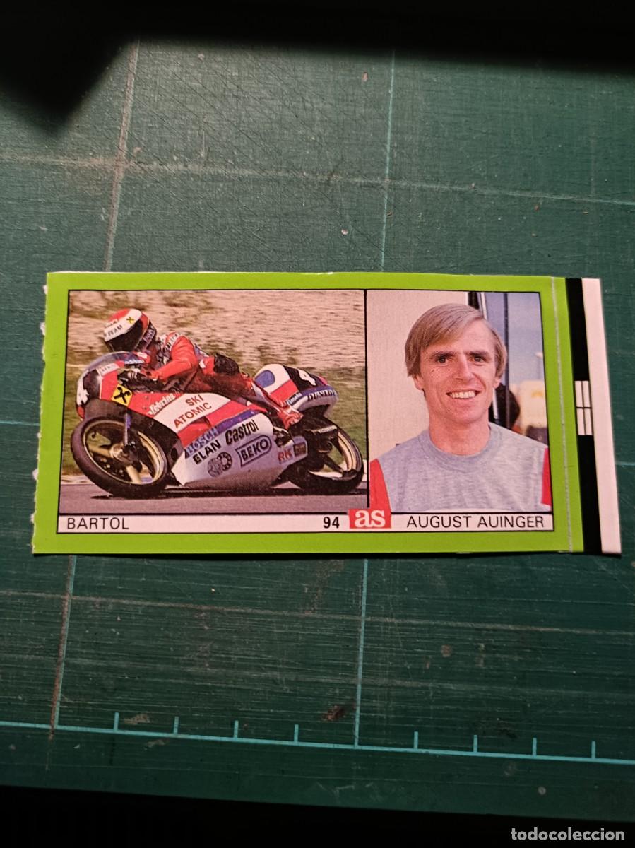 Coleccionismo Cromos antiguos: CROMO PEGATINA . MOTOCICLISMO. AUTOMOVILISMO MOTO AUTO AS