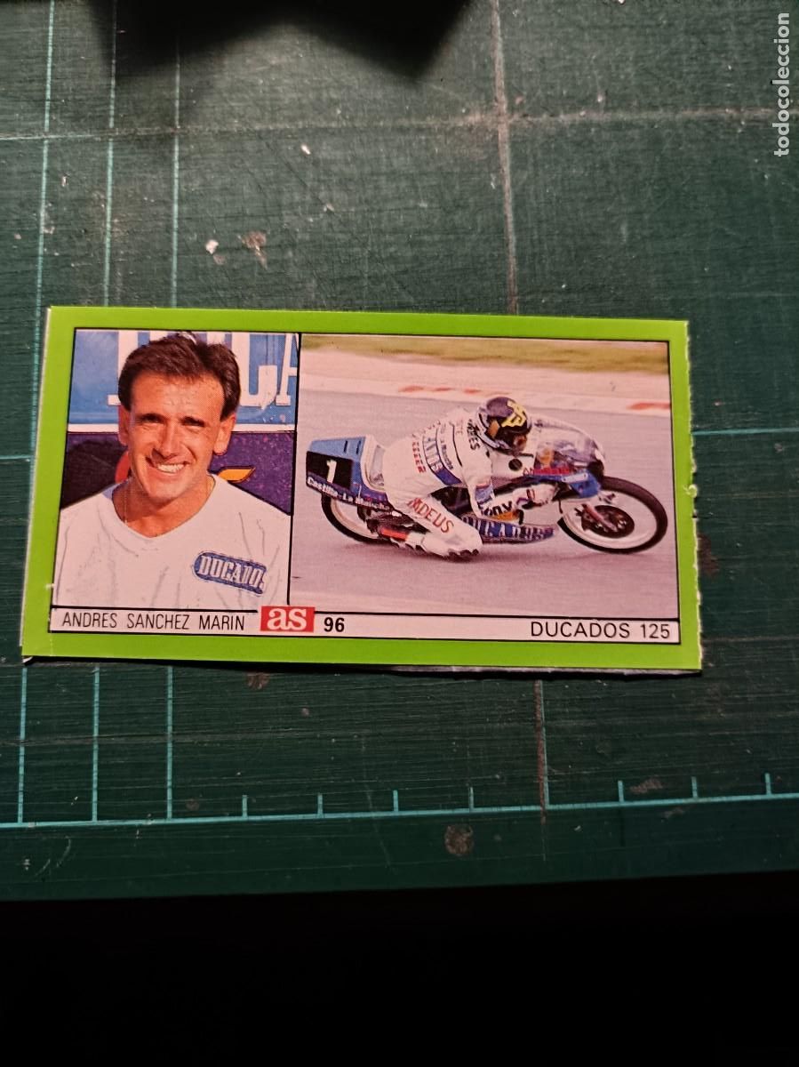 Coleccionismo Cromos antiguos: CROMO PEGATINA . MOTOCICLISMO. AUTOMOVILISMO MOTO AUTO AS