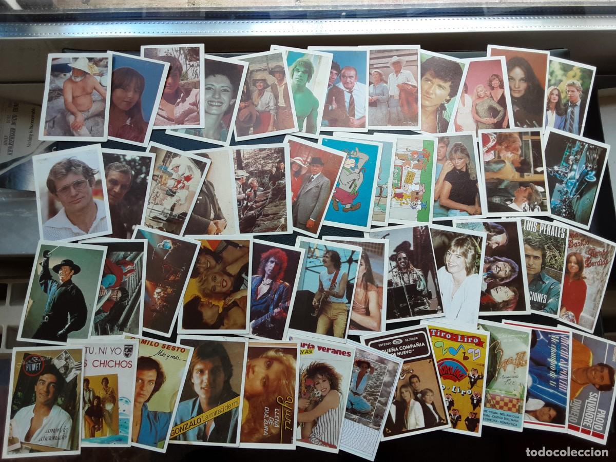 Colecionismo Cromos antigos: Lote de 71 cromos Show de estrellas, la mayor&iacute;a sin pegar + unos pocos de los signos del zodiaco