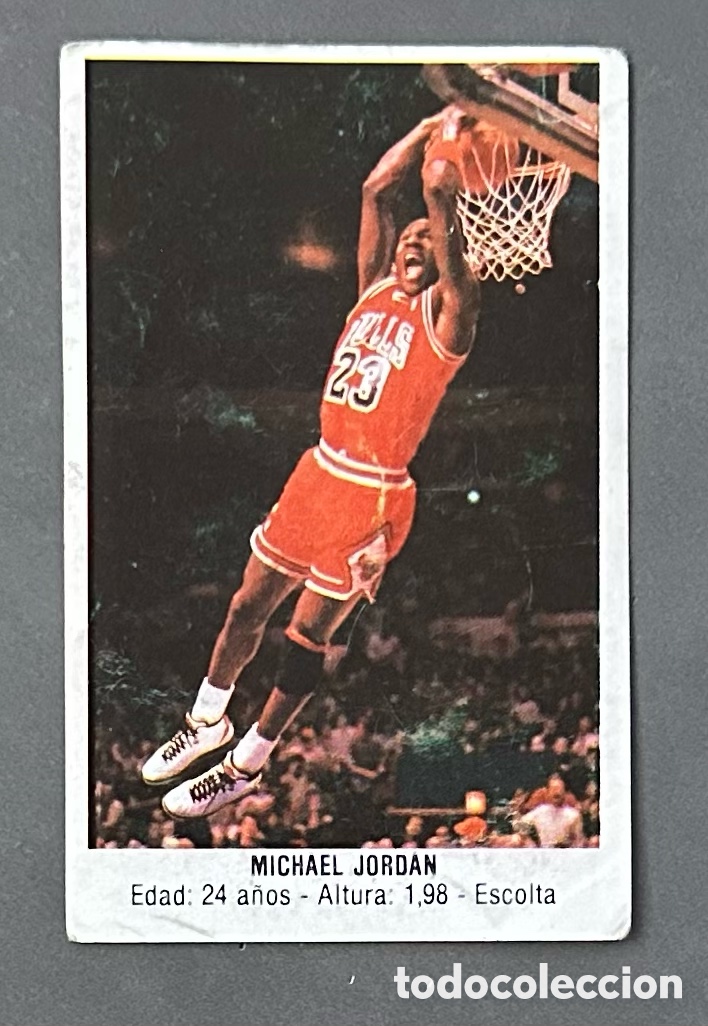 Coleccionismo Cromos antiguos: CROMO BALONCESTO 87 88 MICHAEL JORDAN N&Uacute;M 113 MERCHANTE. SIN PEGAR NUNCA PEGADO