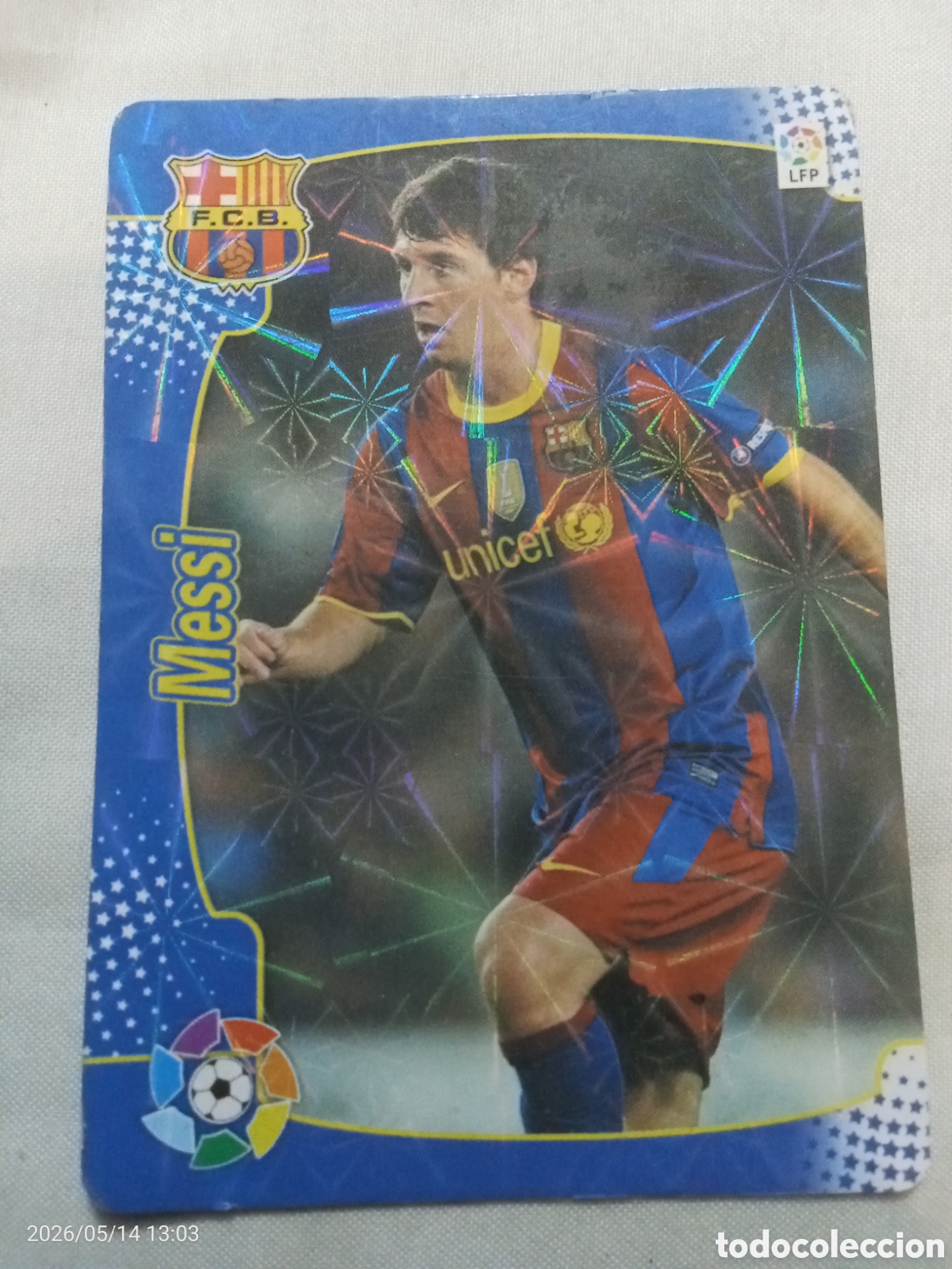 Coleccionismo cromos antiguos: Carta cromos FC Barcelona mesi
