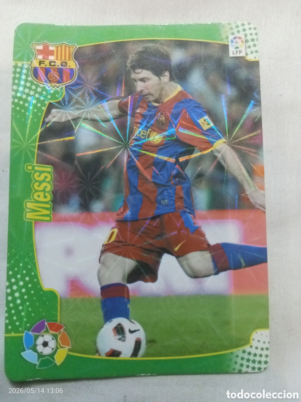 Coleccionismo cromos antiguos: Carta cromos FC Barcelona mesi