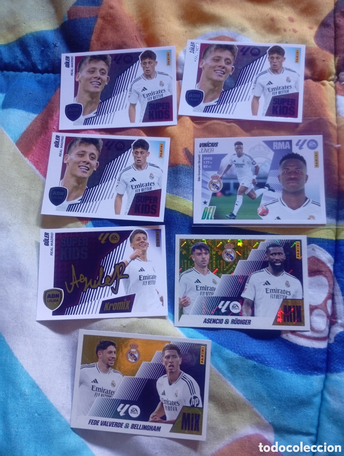 Colecionismo Cromos antigos: 7 cartas especiales de 2025-2026 Del real Madrid