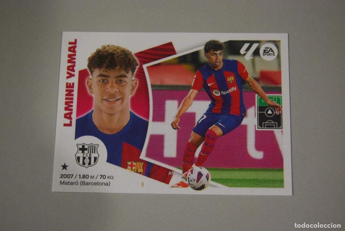 Coleccionismo Cromos antiguos: LAMINE YAMAL N&ordm; 20 LIGA 2024-2025, SIN PEGAR