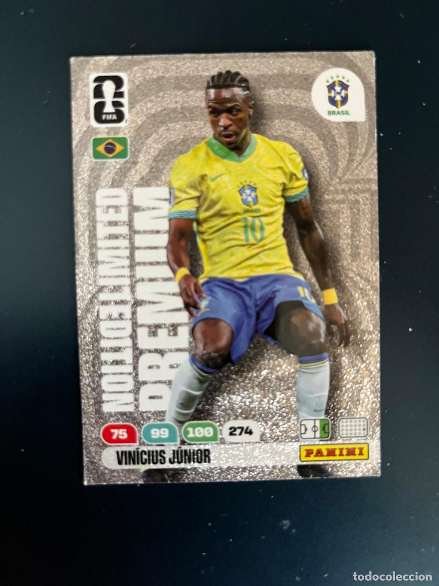 Coleccionismo Cromos antiguos: Vinicius Brasil limited edition premium world cup mundial 2026