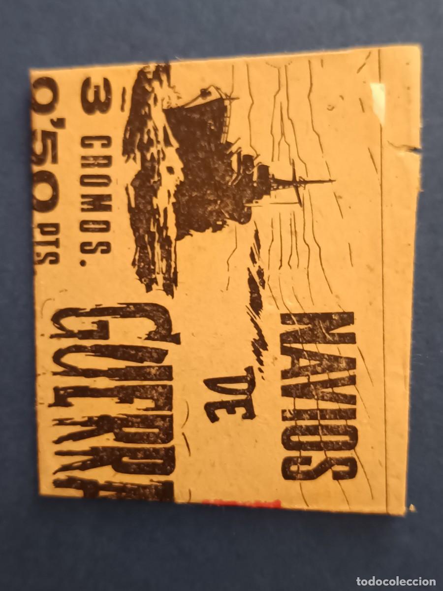 Coleccionismo Cromos antiguos: SOBRE DE CROMOS CERRADO NAVIOS DE GUERRA EDICIONES A DE A