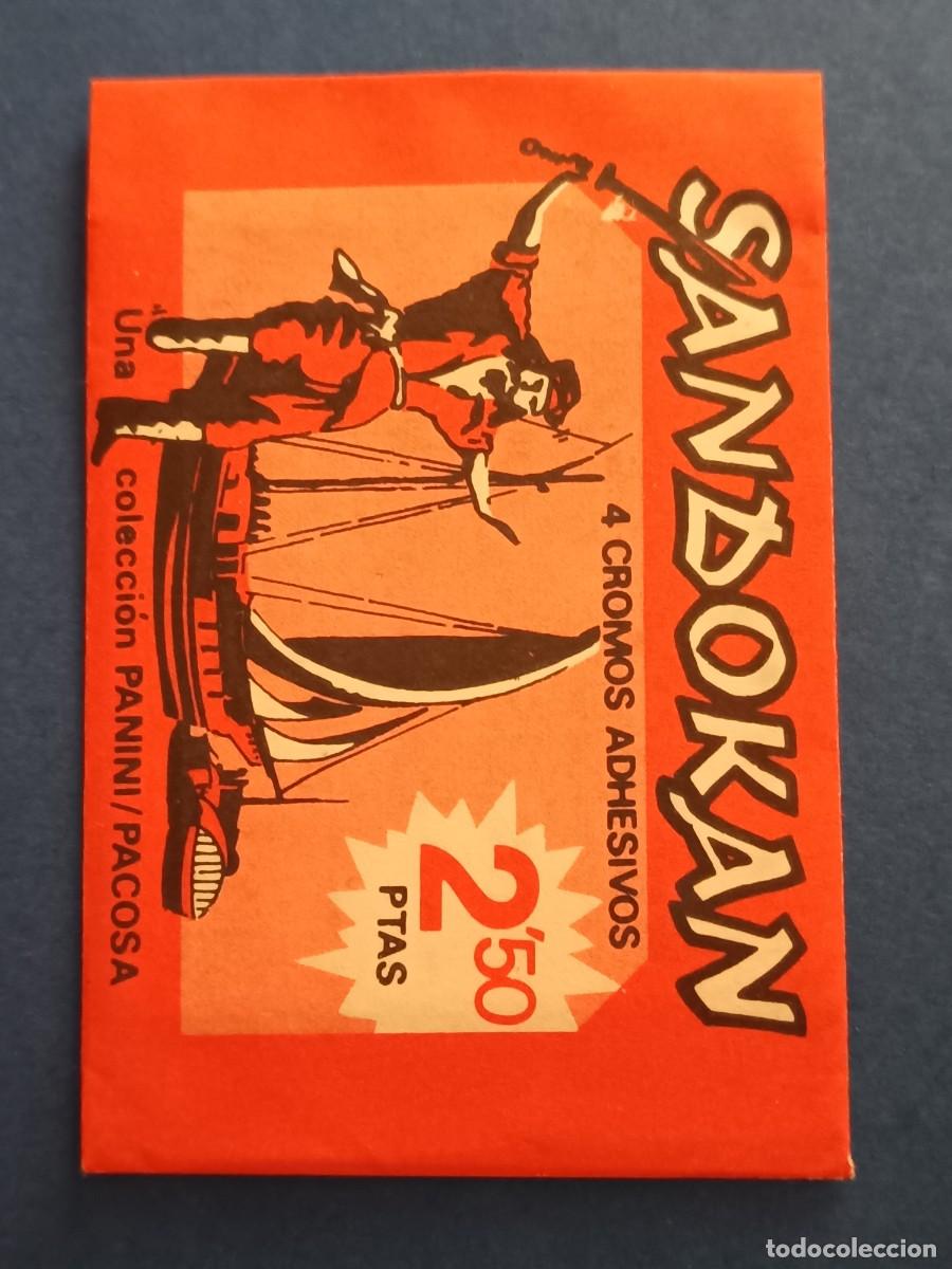 Collectable Antique Stickers: SOBRE DE CROMOS SIN ABRIR SANDOKAN PANINI/PACOSA