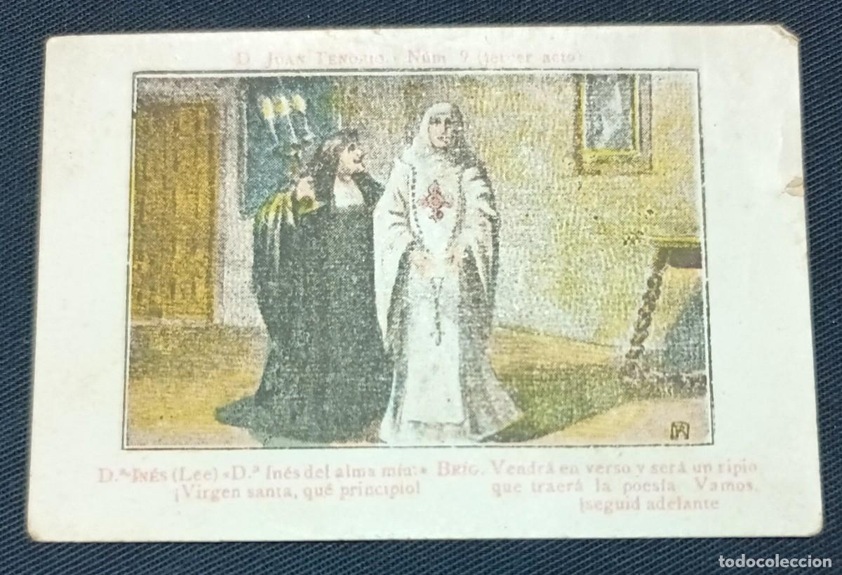 Coleccionismo Cromos antiguos: ANTIGUO CROMO DON JUAN TENORIO N&ordm; 9 TERCER ACTO