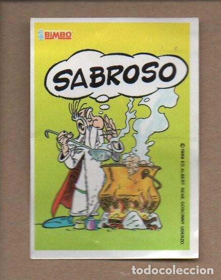 Coleccionismo Cromos antiguos: CROMO BIMBO, ASTERIX Y OBELIX 1989. SIN PEGAR.