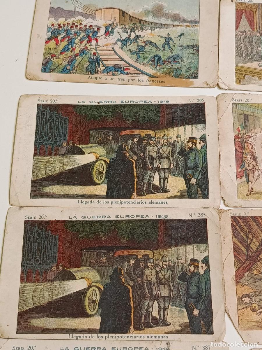 Coleccionismo cromos antiguos: Lote cromos Amatller La gran guerra - Foto 2