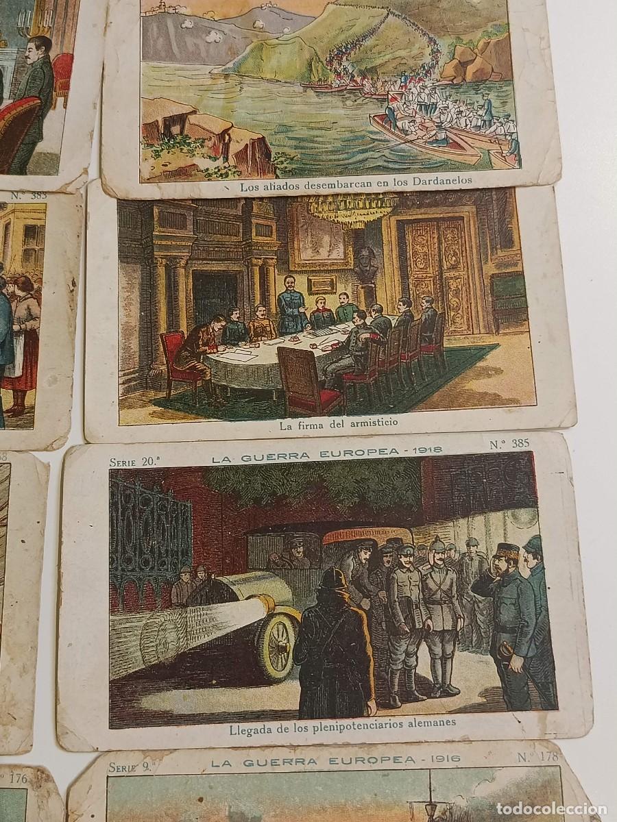 Coleccionismo cromos antiguos: Lote cromos Amatller La gran guerra - Foto 4