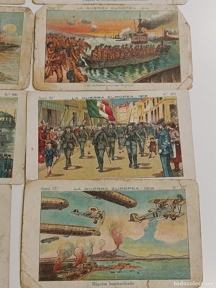 Coleccionismo cromos antiguos: Lote cromos Amatller La gran guerra - Foto 5