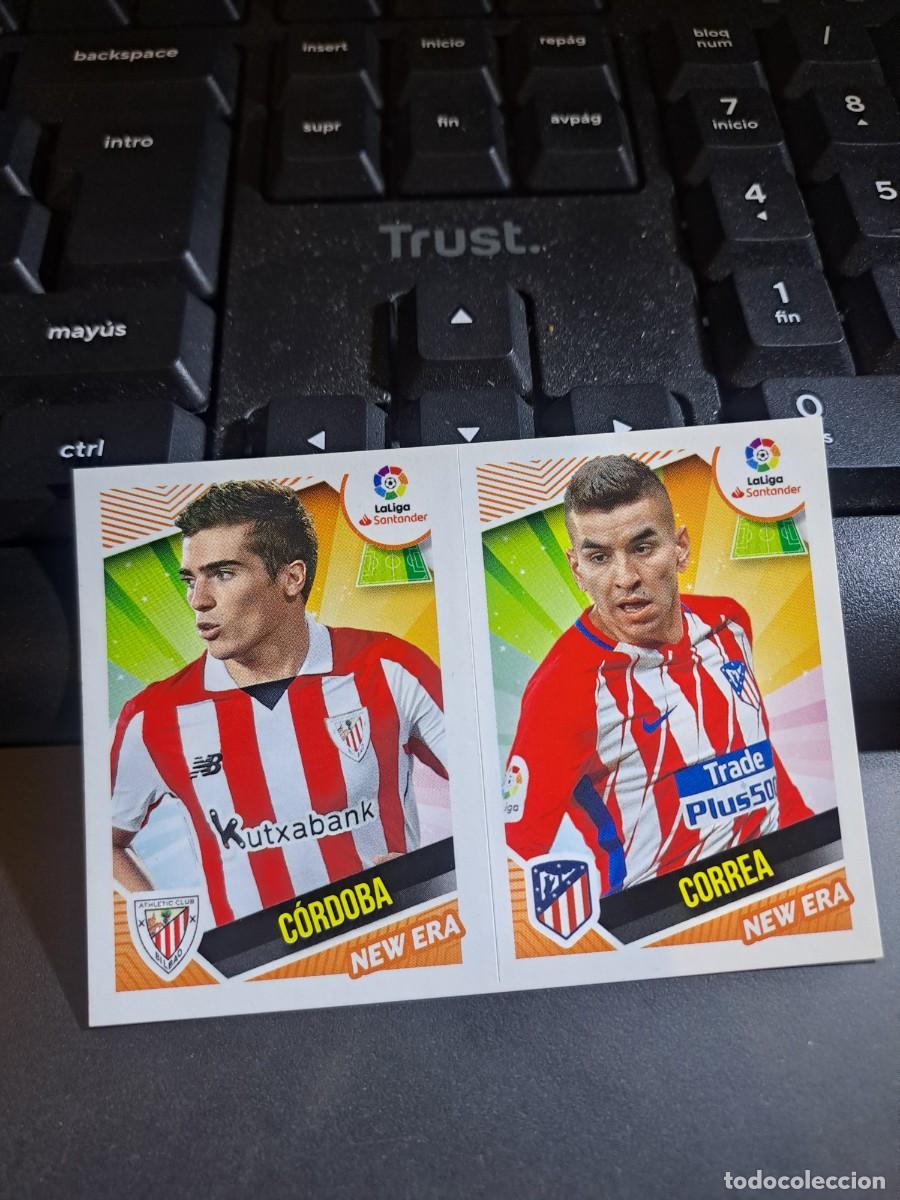 Coleccionismo Cromos antiguos: CROMO NEW ERA 3 CORDOBA ATHLETIC BILBAO CORREA ATLETICO MADRID 2018 2019 18 19 ESTE PANINI NUNCA PEG