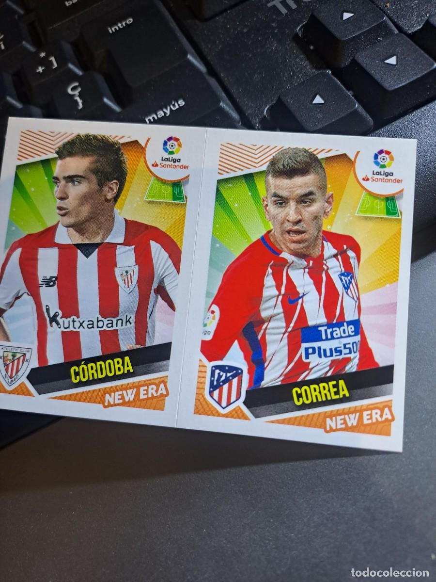 Coleccionismo Cromos antiguos: CROMO NEW ERA 3 CORDOBA ATHLETIC BILBAO CORREA ATLETICO MADRID 2018 2019 18 19 ESTE PANINI NUNCA PEG