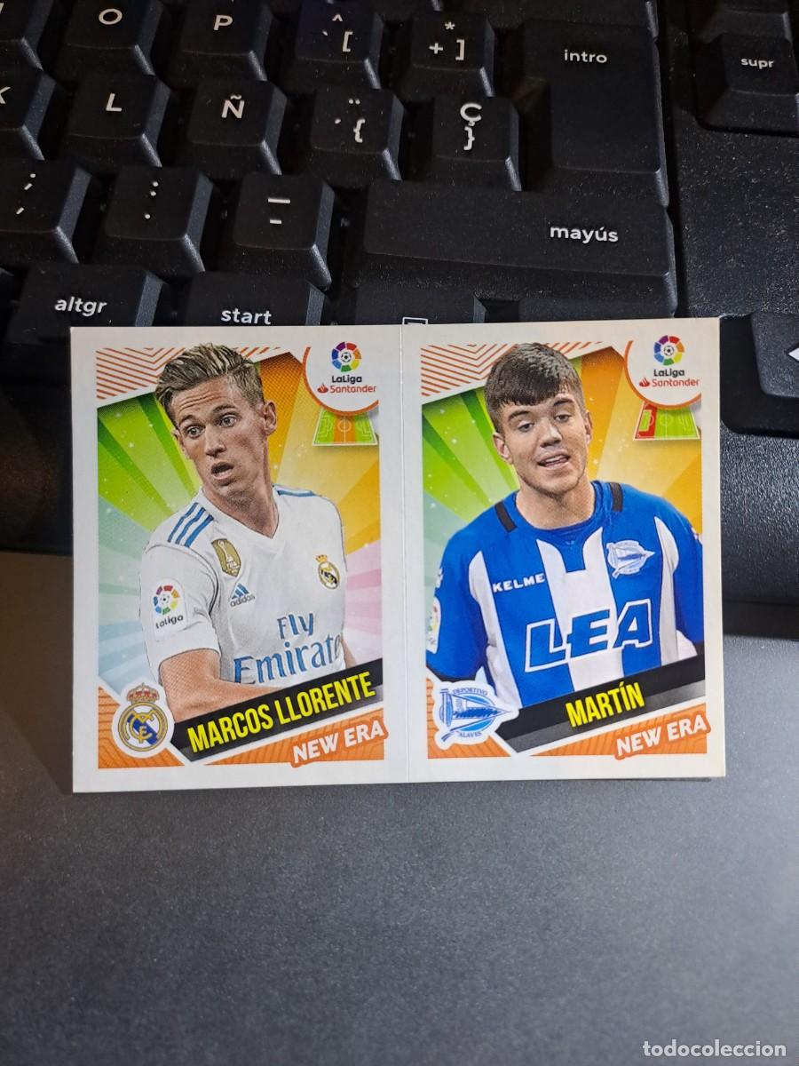Coleccionismo Cromos antiguos: CROMO NEW ERA 10 MARCOS LLORENTE REAL MADRID MARTIN ALAVES LIGA 2018 2019 18 19 ESTE PANINI NUNCA PE