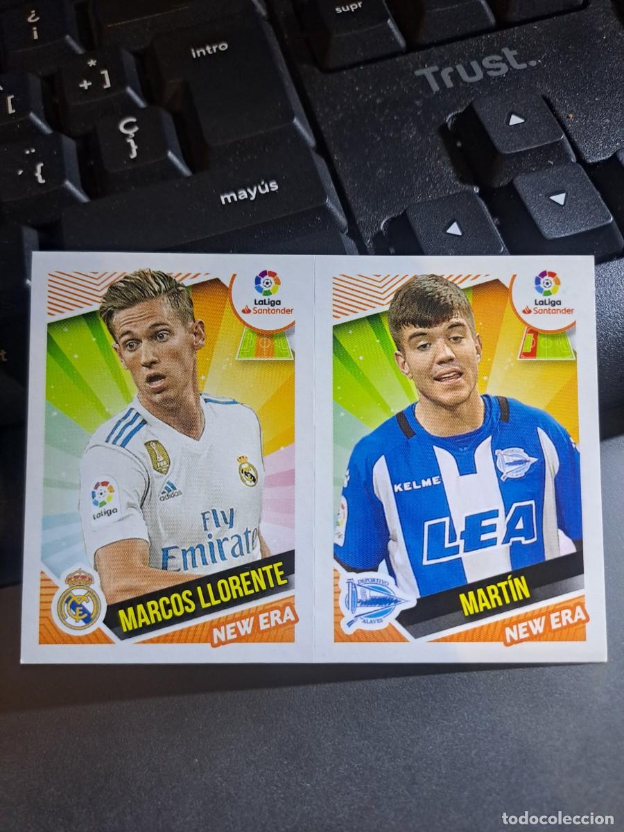 Coleccionismo Cromos antiguos: CROMO NEW ERA 10 MARCOS LLORENTE REAL MADRID MARTIN ALAVES LIGA 2018 2019 18 19 ESTE PANINI NUNCA PE