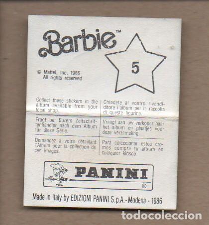 Coleccionismo cromos antiguos: CROMO PANINI - BARBIE 1986, N&ordm; 5 - Foto 2
