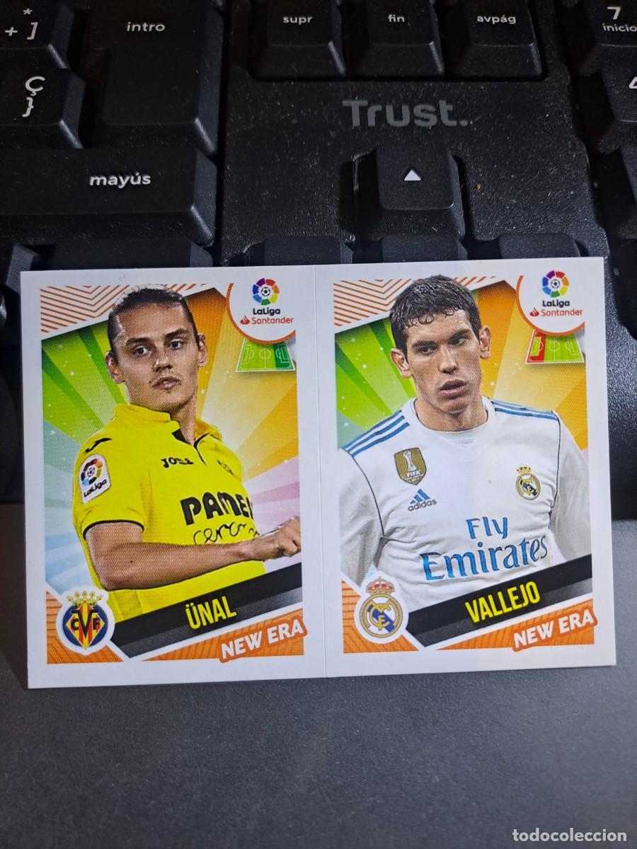Coleccionismo Cromos antiguos: CROMO NEW ERA 15 U&Ntilde;AL VILLARREAL VALLEJO REAL MADRID LIGA 2018 2019 18 19 ESTE PANINI NUNCA PEGADO