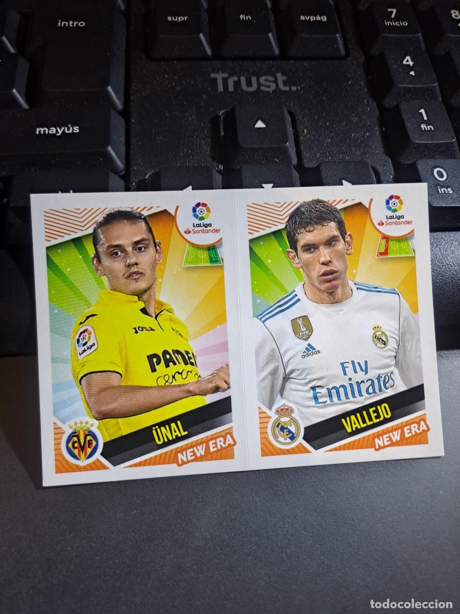 Coleccionismo Cromos antiguos: CROMO NEW ERA 15 U&Ntilde;AL VILLARREAL VALLEJO REAL MADRID LIGA 2018 2019 18 19 ESTE PANINI NUNCA PEGADO