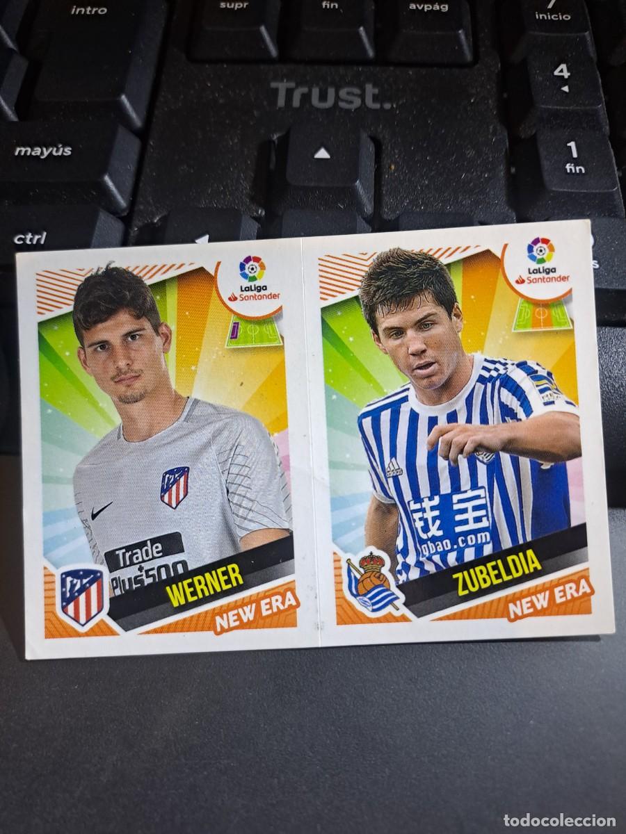 Coleccionismo Cromos antiguos: CROMO NEW ERA 16 WERNER ATLETICO DE MADRID ZUBELDIA REAL SOCIEDAD LIGA 2018 2019 18 19 ESTE PANINI
