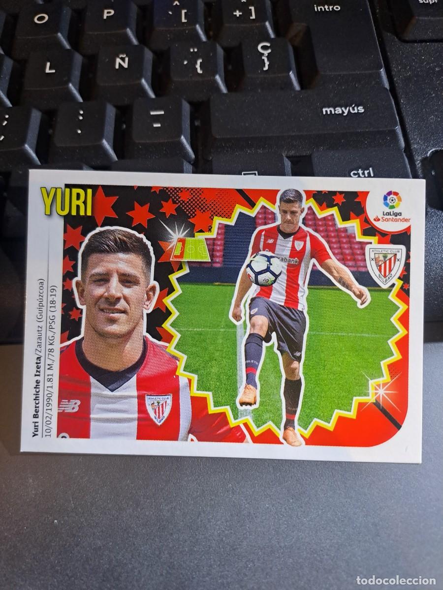 Coleccionismo Cromos antiguos: CROMO YURI FICHAJE 12 ULTIMOS FICHAJES 12 ATHLETIC CLUB BILBAO LIGA 2018 2019 18 19 ESTE PANINI