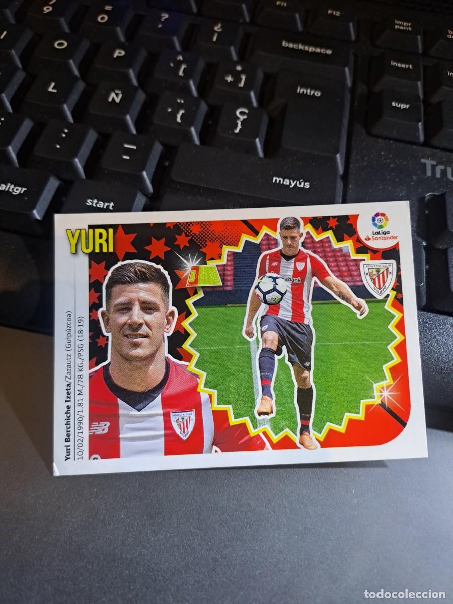 Coleccionismo Cromos antiguos: CROMO YURI FICHAJE 12 ULTIMOS FICHAJES 12 ATHLETIC CLUB BILBAO LIGA 2018 2019 18 19 ESTE PANINI