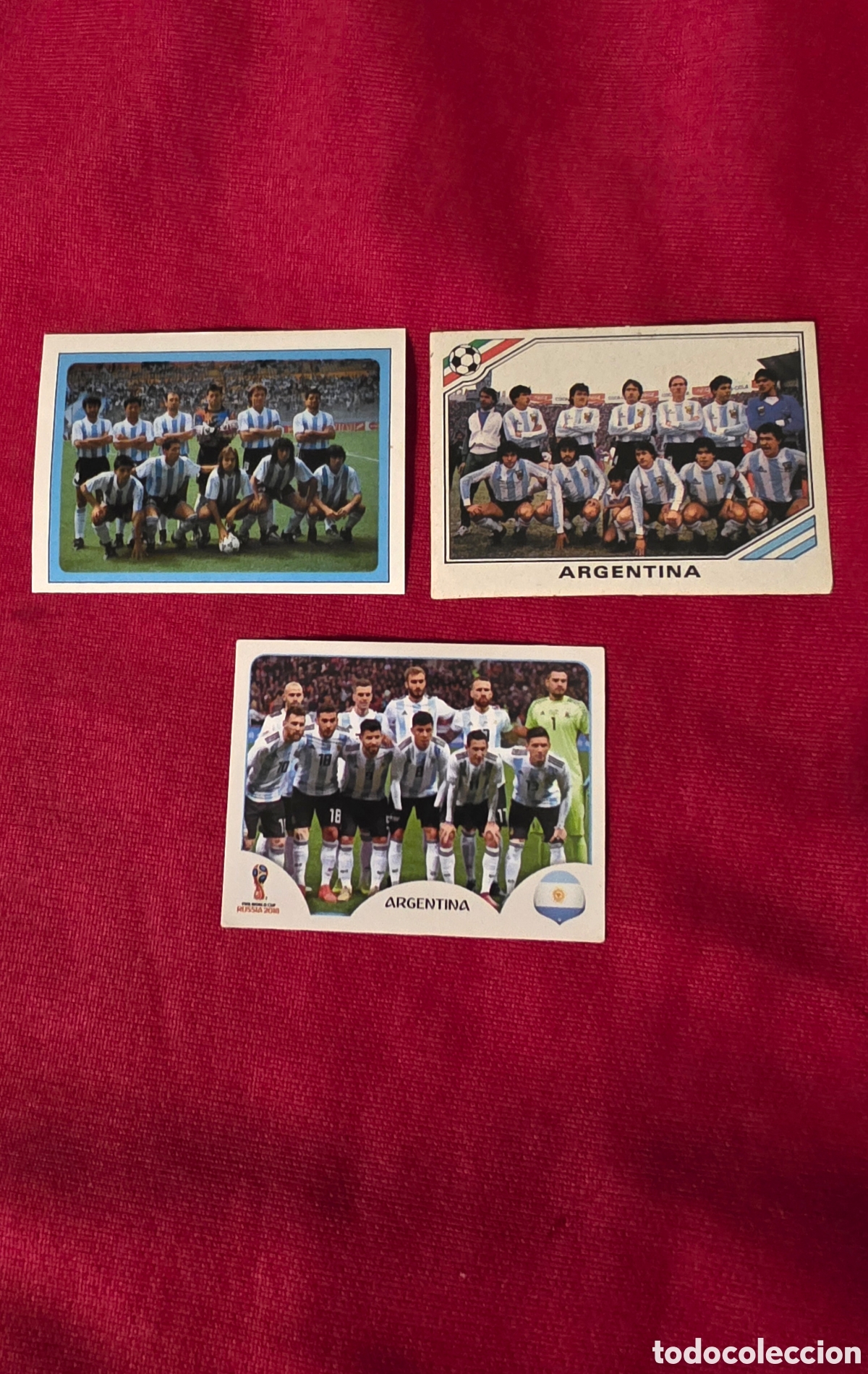 Coleccionismo Cromos antiguos: CROMO SELECCI&Oacute;N ARGENTINA ROOKIE CARD, CON MESSI y MARADONA