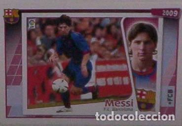 Coleccionismo Cromos antiguos: MESSI F.C. BARCELONA PANINI TEMP. 2008-2009 SIN PEGAR