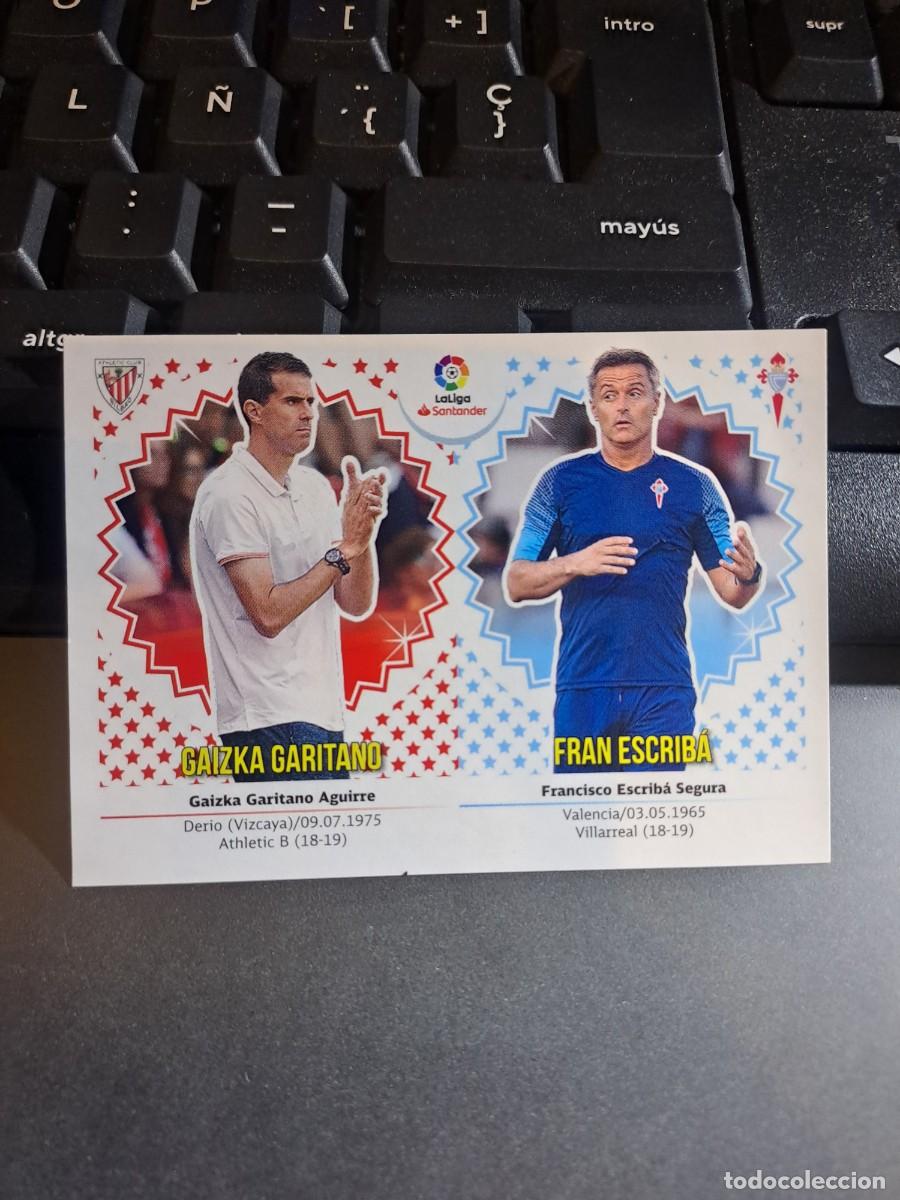 Coleccionismo Cromos antiguos: CROMO GARITANO ATHLETIC BILBAO FRAN ESCRIBA CELTA MERCADO DE INVIERNO 2018 2019 18 19 ESTE PANINI