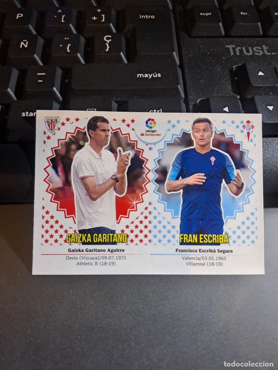 Coleccionismo Cromos antiguos: CROMO GARITANO ATHLETIC BILBAO FRAN ESCRIBA CELTA MERCADO DE INVIERNO 2018 2019 18 19 ESTE PANINI