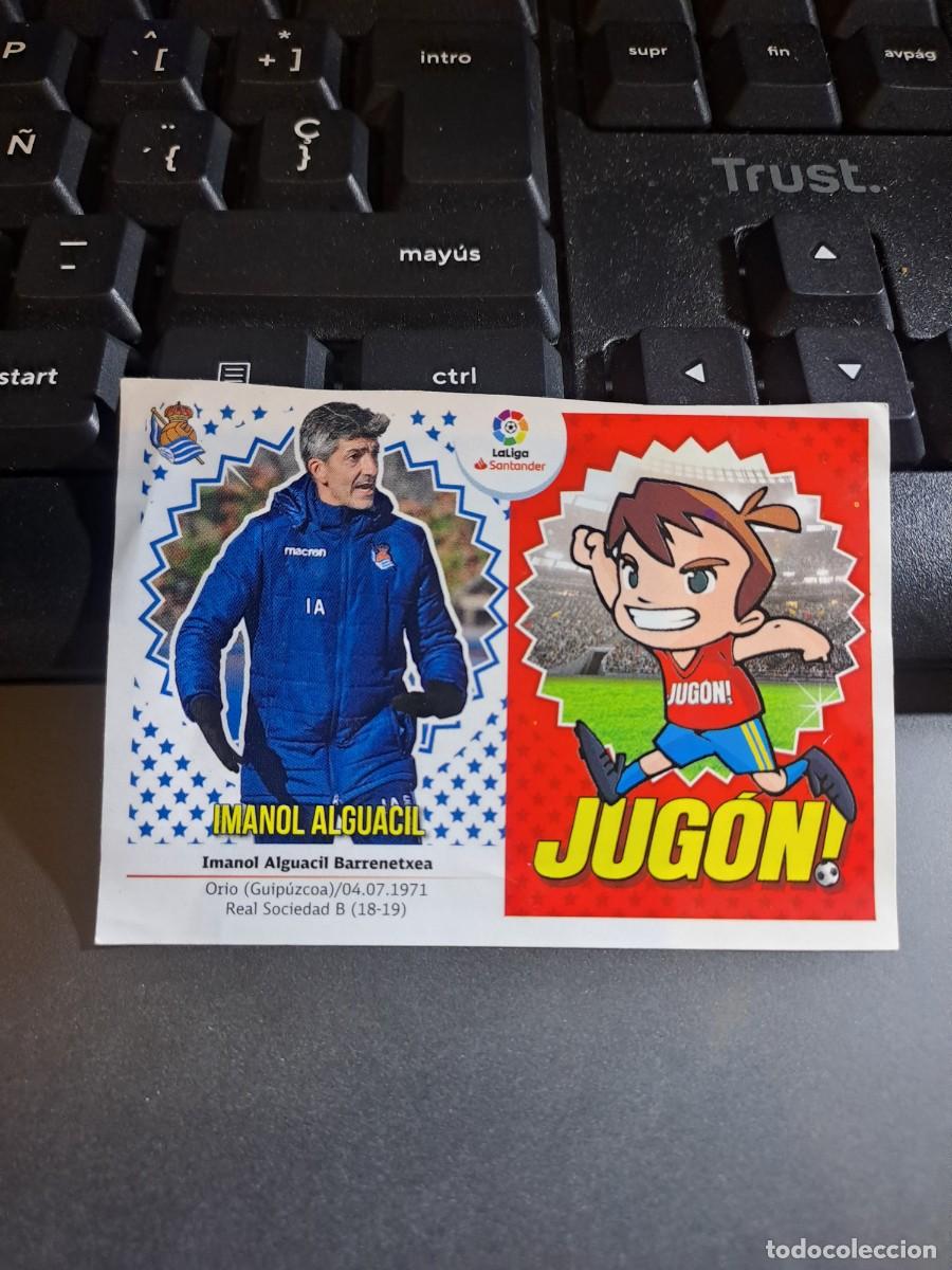Coleccionismo Cromos antiguos: CROMO IMANOL ALGUACIL 42 REAL SOCIEDAD MERCADO DE INVIERNO 42 LIGA 2018 2019 18 19 ESTE PANINI
