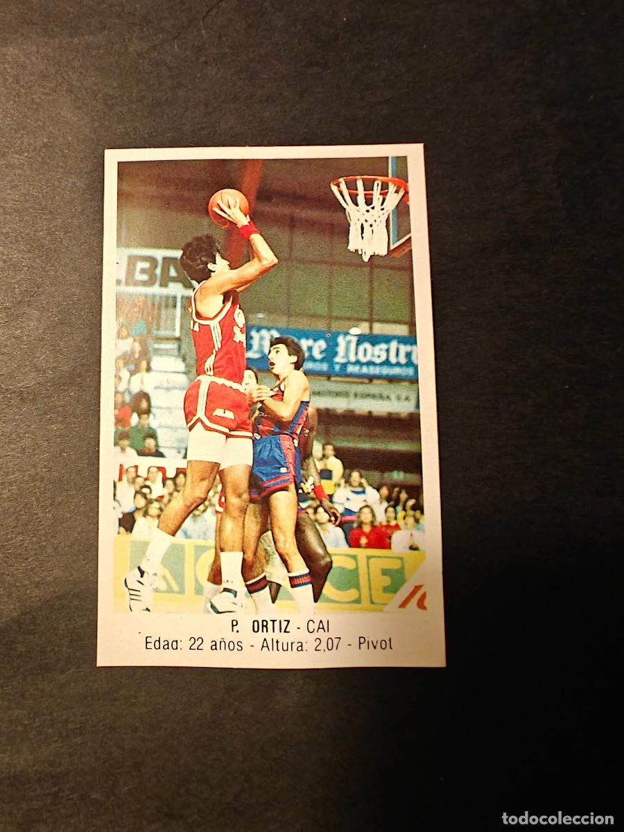 Coleccionismo Cromos antiguos: Piculin Ortiz N&ordm; 27 Baloncesto 1988
