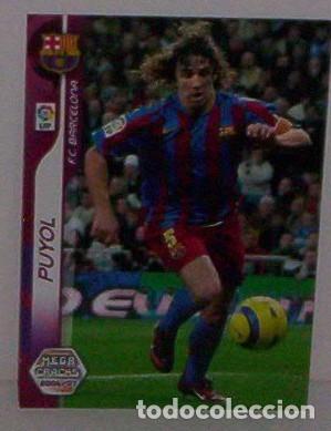 Colecionismo Cromos antigos: PUYOL F.C. BARCELONA, TEMP 2006-07 MEGA CRACKS