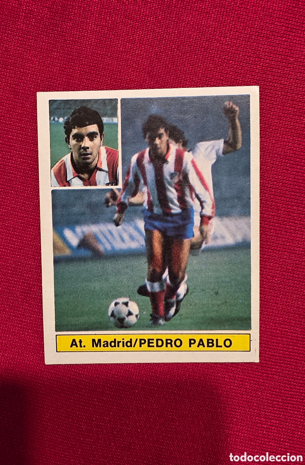 Collectionnisme Cartes &agrave; collectionner anciennes: CROMO LIGA 81/82 COLOCA PEDRO PABLO