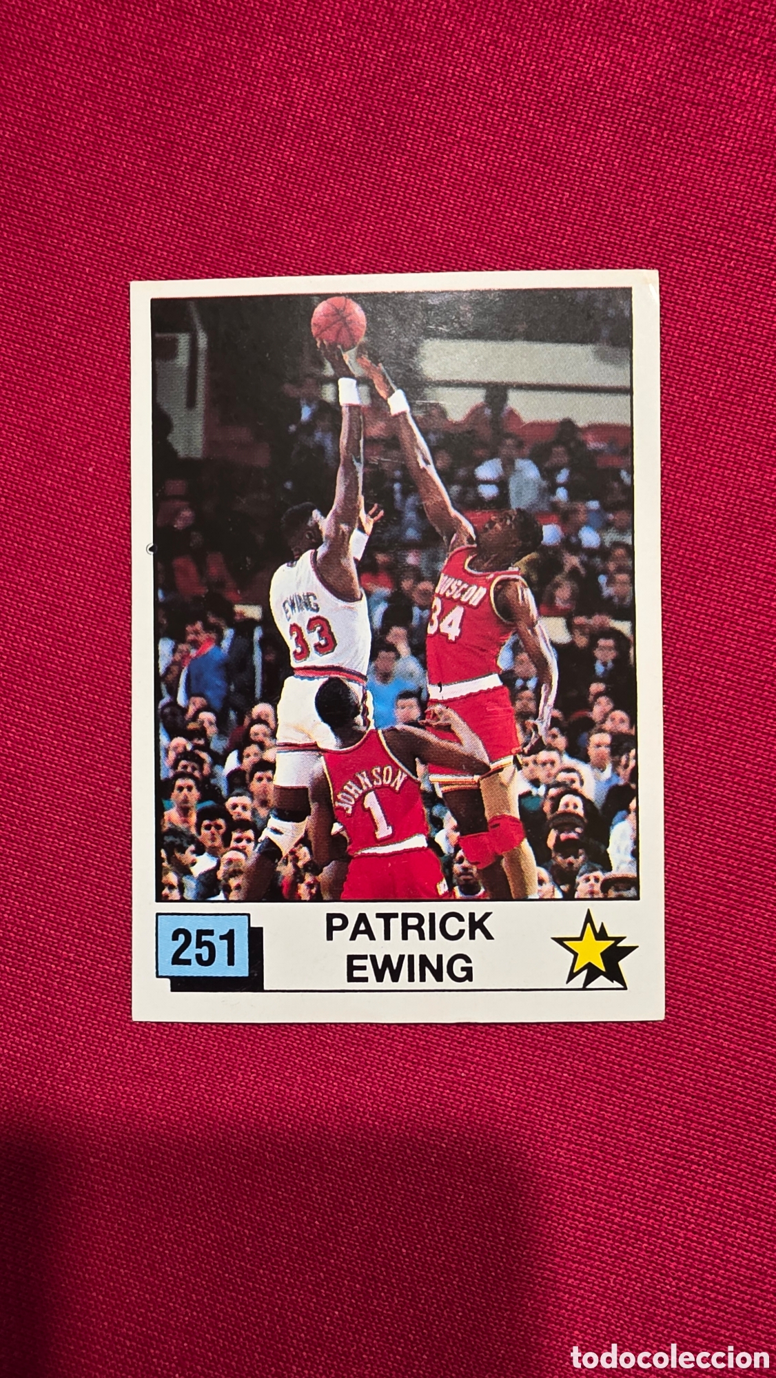 Collectionnisme Cartes &agrave; collectionner anciennes: CROMO NBA 90, PATRICK EWING ,NEW YORK KNICKS, ROOKIE CARD